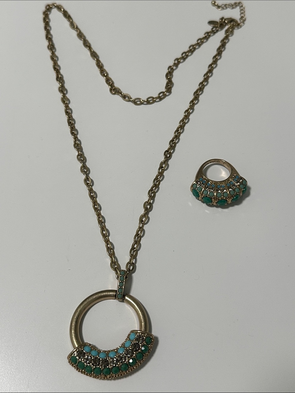 🍐 Lia Sophia Necklace & Ring (7)